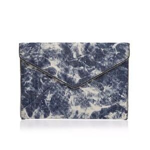 Rebecca Minkoff Leo Tie Dye Denim Clutch